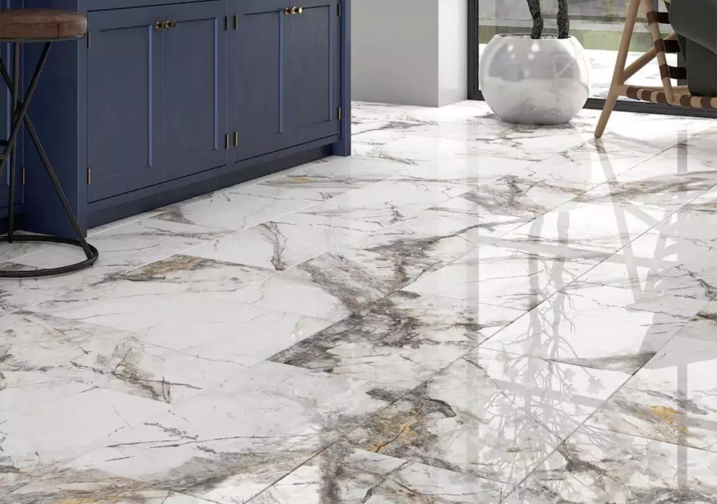 تصویر 2 از قیمت خرید عمده سرامیک 60 × 120 نفیس یزد